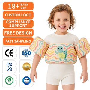 <span class=keywords><strong>Gilet</strong></span> <span class=keywords><strong>de</strong></span> <span class=keywords><strong>natation</strong></span> pour enfants en mousse EPE et polyester, <span class=keywords><strong>avec</strong></span> brassards intégrés, ceinture <span class=keywords><strong>de</strong></span> flottabilité et boucle <span class=keywords><strong>de</strong></span> sécurité dorsale – Vente en gros - Product Image 1