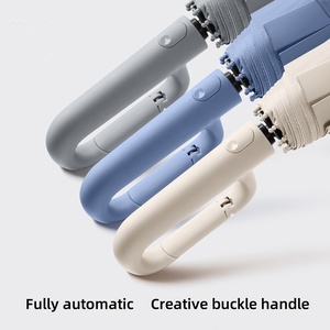 Ô dù tự động 3 lớp chất lượng cao Ovida kiểu Hàn Quốc, in họa tiết hiện đại, chất liệu nylon và pongee, chống tia UV, dùng cho chơi golf, bán buôn - Product Image 3