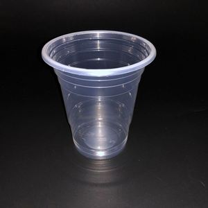 Gobelets à café ronds en plastique personnalisables pour fêtes, jetables, transparents, avec logo, pour emporter - Product Image 4