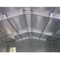 Matériau d'isolation thermique, barrière de chaleur radiante, feuille métallique multi-réfléchissante résistante au feu pour systèmes de toiture, sur mesure