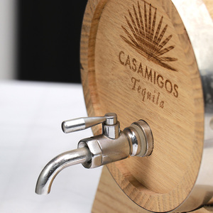 Pino personalizado de fábrica, <span class=keywords><strong>cerveza</strong></span> de <span class=keywords><strong>barril</strong></span> de vino de hielo de madera para bar, 3L, <span class=keywords><strong>5L</strong></span>, 10L - Product Image 4