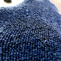 Chaussettes décontractées d'hiver pour hommes mi-mollet de haute qualité en coton chaud tricoté couleur noire unie excellente pour l'exportation