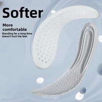 Semelles intérieures sportives en mousse PU souple et élastique, absorption des chocs, respirantes, coussinets pour chaussures de course et de marche