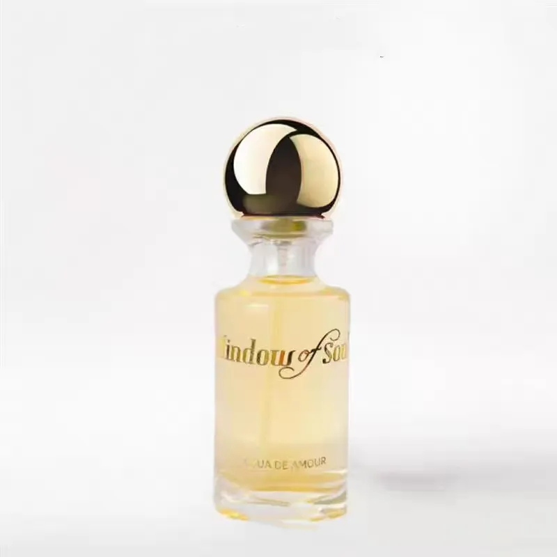 2024 Hot 30ML Elegant Women Style 5Color Stock Round Cap Glass Perfume Bottle