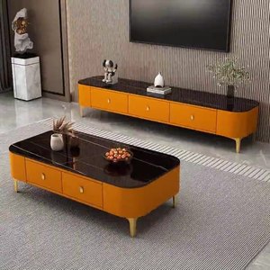 Tables basses carrées modernes de luxe à prix d'usine, tables basses de salon, ensemble de meubles <span class=keywords><strong>TV</strong></span> modernes pour la maison - Product Image 2