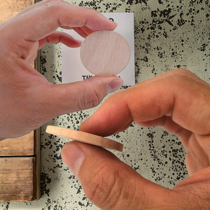 Petits cercles de <span class=keywords><strong>bois</strong></span> ronds naturels non finis-Puces d'artisanat de bricolage pour pièces de jeu de société et ornements - Product Image 4