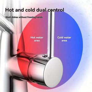 <span class=keywords><strong>Grifo</strong></span> de cocina extraíble de 3 rociadores <span class=keywords><strong>con</strong></span> <span class=keywords><strong>grifo</strong></span> de latón de un solo orificio giratorio de 360 grados para fregadero de cocina para hoteles a precios bajos - Product Image 4