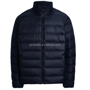 Men's Winter Lightweight Nylon Waterproof Windproof Outdoor <b>Jacket</b> Breathable <b>Packable</b> Puffer Canvas Lining Mandarin Plain Dyed - Product Image 3