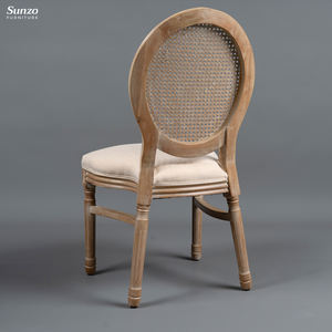 लक्जरी टिकाऊ रबर लकड़ी रतन लौइस आउटडोर रेस्तरां के लिए रेस्तरां बार होटल शादी फार्महाउस फर्नीचर - Product Image 5