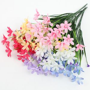 Combinación de Orquídeas y Hierba de Primavera Realistas, Sin Necesidad de Mantenimiento, Decoración Floral para Interiores y Exteriores, Bodas, Hoteles, Fresca en Todas <span class=keywords><strong>las</strong></span> Estaciones - Product Image 1