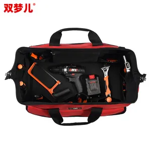 Multifunctional Hardware Tool Bag Wear-resistant Heavy Canvas Bag Electrician Woodworker Hand Tool Bag