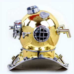 Casco de Buceo Náutico, Casco Decorativo de Marinero, Réplica Vintage de Casco de Buceo en Aguas Profundas, Estilo Steampunk, para Exhibición - Product Image 3