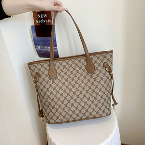 Bolso Tote de PU para Dama, a la Moda. Con diseño de patrón geométrico. Bolso de Diseñador.436 - Product Image 3