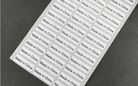 Venta al por mayor barato adhesivo almacén cartón etiquetas en blanco hechas en China para exposición supermercado promoción uso