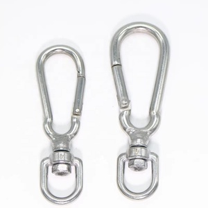 स्टेनलेस स्टील स्विवेल आंख वसंत हुक घूर्णन कारबिनर 98x5 मिमी रिगिंग जहाज kaikik नौका हार्डवेयर सहायक उपकरण - Product Image 5