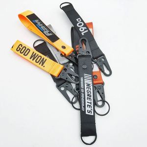Universal Car Keychain Lanyard Hanging Strap with Metal <b>Key</b> Holder <b>Key</b> <b>Ring</b> Lanyard for Car Motorcycle - Product Image 6