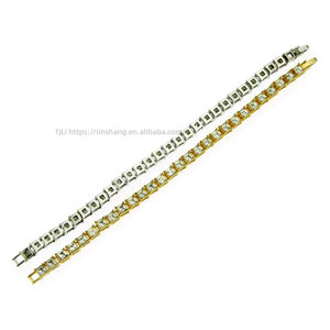 Hip-hop single-row square men's <b>bracelet</b>, personalized punk clubbing bar <b>bracelet</b>, <b>bracelet</b> jewelry. - Product Image 5