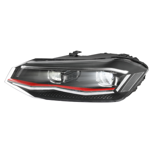 Faro a LED per <span class=keywords><strong>Volkswagen</strong></span> <span class=keywords><strong>POLO</strong></span> 2019-2024, 12V 6000K, Luci Diurne Modificate con Nuovo Design a Flusso d'Acqua Direzionale - Product Image 3