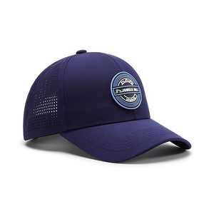 Casquette de baseball personnalisée bleu marine avec patch 3D Jungle Hill, respirante, 6 panneaux, sport, MOQ bas, Barudan, DDP, livraison rapide - Product Image 1