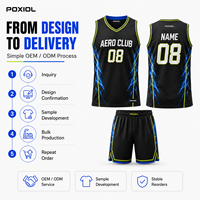 Ensemble d'uniformes de basketball personnalisés en maille légère 100 % polyester, respirant, séchage rapide, anti-bactérien, maillot d'équipe sublimé, Royaume-Uni