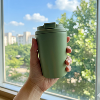 Tasse à café isotherme en acier inoxydable 304 de qualité supérieure, 360 ml, sans BPA, anti-fuite avec couvercle hermétique