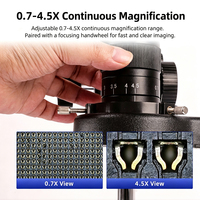 MSD411-4KV2-11.6 4K Digital Inspection Microscope with 11.6 Inch Display for PCB, Soldering and Small Parts Examination