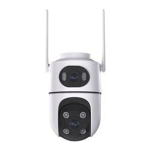 Cámara IP CCTV Económica, Pequeña, a Color, con Visión Nocturna, Inteligente, de Doble Lente, Wifi, Aplicación <span class=keywords><strong>Icsee</strong></span>, 4MP, PTZ para Exteriores, Seguridad para el Hogar - Product Image 1