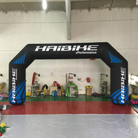 Arche gonflable publicitaire pour événements sportifs, ligne de départ/arrivée, décoration de mariage, course à pied, avec LED