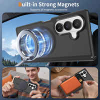 Étui de téléphone portable magnétique pliable pour Samsung Z Fold 7 8 Ultra avec protection de charnière, toucher doux, antichoc, coque personnalisée