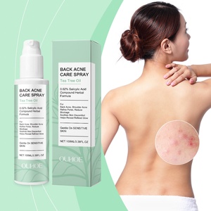 Spray anti-acné pour le dos personnalisé 100ml à l'acide salicylique, affinant les pores, marque privée - Product Image 6