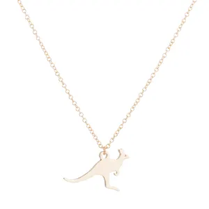 Fashion Personality Animal Women'S Jewelry Necklace Niche Kangaroo Animal Design Women'S Necklace Jewelry