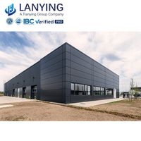 Marco de estructura de acero prefabricado duradero prefabricado taller almacén cobertizo edificio