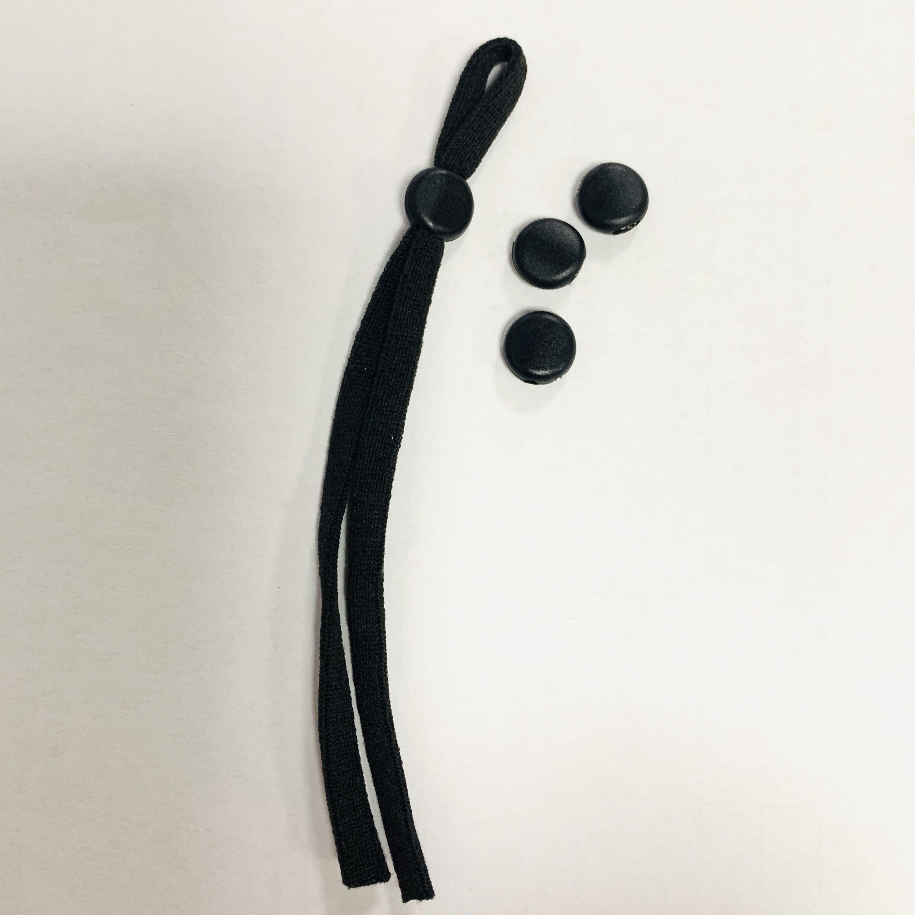 Мягкий пластиковый шнур с замком, шнур с переключателем, Ушная петля, застежка, шнур с эластичным шнуром в сборе