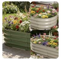 Pots de fleurs et jardinières en métal à grande capacité pour semis et culture de légumes, vente en gros à bas prix pour jardins