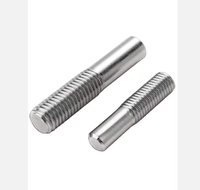 304 Stainless Steel M3-M20 Tapered Spring Pins DIN 258 SS Single End Threaded Rod Stud Bolt Partially Threaded Studs