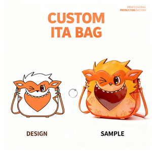 Custom Cartoon Animal Shape Ita Bag Anime Merch OEM Factory <b>Cute</b> Ita Bag Backpack Designer Handbags Famous Brands Luxury - Product Image 2