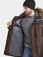 Parka d'hiver pour hommes, manteau Long classique, entièrement recouvert, imperméable,