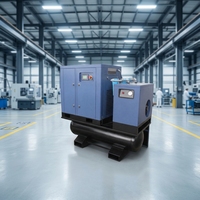 Compresseur d'air à vis pour découpe laser 4-en-1, intégré, à entraînement direct, structure compacte, PM VSD, fiable, longue durée de vie