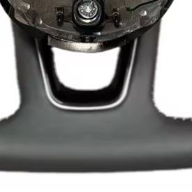 Volante personalizado RS Volant Lenkrad de cuero medio perforado inferior plano para <span class=keywords><strong>Audi</strong></span> A3 A4 B7 A6 C7 R8 <span class=keywords><strong>RS3</strong></span> A7 RS5 RS6 A8 Q5 Q8 - Product Image 5