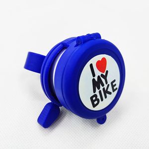 Campanas Personalizadas con Logotipo I Love <span class=keywords><strong>My</strong></span> Bike, Campana de Plástico y Acero para Manillar de Bicicleta de 22.2mm, Alarma para Bicicleta de Carretera - Product Image 2