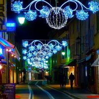 LED Big Christmas Lighted Sphere Balls Decor garden led outdoor 3d big round globe street ball motif light