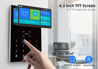 Sistem Alarm keamanan rumah GSM WIFI 4G bekerja dengan Kit Alarm pencuri Sensor pintu nirkabel Tuya rumah Alexa