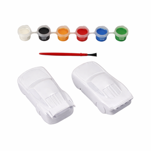 Kit de <span class=keywords><strong>Peinture</strong></span> Créative pour Enfants : Mini Voiture à Peindre, Ensemble de Jouets à Colorier avec Pinceau et 6 Couleurs, Activité Artistique, Conception Personnalisée - Product Image 1
