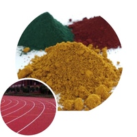 Oxyde de fer jaune couleur brique revêtement papier de sol fabrication jaune 313 pigment inorganique poudre matériau de teinture