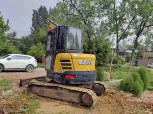 Excavadora Usada Sany SY55C de 5 Toneladas, Mini Excavadora Hidráulica de Segunda Mano con Pocas Horas de Trabajo, en Venta - Product Image 3