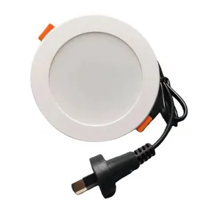 שמש אוסטרליה סטנדרטי led תאורה למטה AC230V טריקולור 10w גזרה 90 מ""מ ניתן לעמעום משטח רכוב מנורת אור למטה מאושר SAA