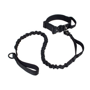 Explosion Proof Tactical Leash <strong>Collar</strong> Large <strong>Dog</strong> Training Elastic Retractable Pet <strong>Collar</strong> and Heavy Duty <strong>Big</strong> <strong>Dog</strong> Leash Leads Rope - Product Image 3