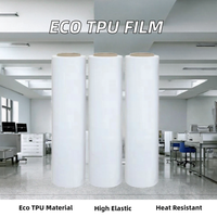 Film TPU Écologique Ignifuge Haute Élasticité Résistant aux Hautes Températures Transparent Qualité Moulage par Soufflage Forme Personnalisée