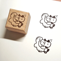 Tampons auto-encreurs en bois à motifs animaux mignons, nœuds Kawaii, lecture, croix, boissons, vie quotidienne, dessins animés, papeterie, scrapbooking, journalisation DIY