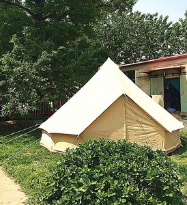 Tente cloche <span class=keywords><strong>Sibley</strong></span> UK 5M Sahara, toile de coton monocouche avec structure en acier pour usage extérieur - Product Image 2